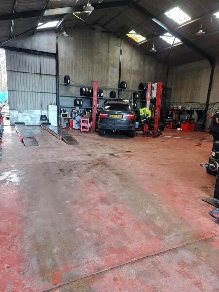 TYRE SHOP AND GARAGE