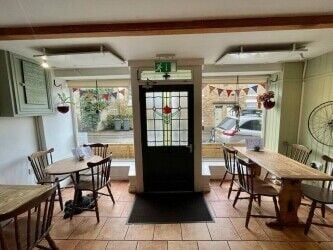 Cafe in the desirable village of Hayfield in the Peak District