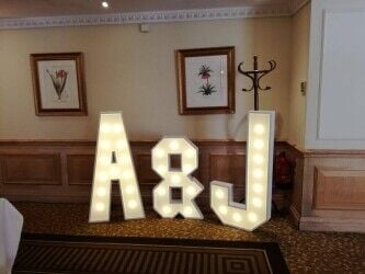 Small Light Up Letters Business in Surrey