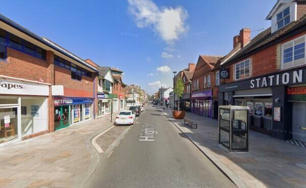 Camberley Surrey High Street Commercial Property with Restaurant for Sale Photo 1