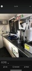 Burger van with plot/pitch