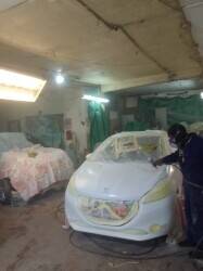 Bodywork garage for sale