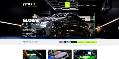 Vehicle window tinting and car wrapping company 