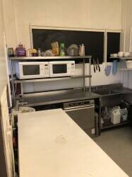 Seaside cafe in popular north Norfolk resort