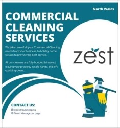Successful cleaning business for sale North Wales