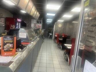 Indian restaurant bar and fish and chips