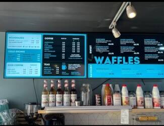 Desserts Cafe Waffle Shop Great business