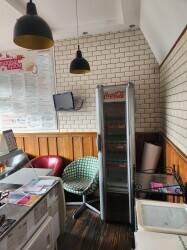 Dessert shop/cafe on busy road Dessert shop/cafe on busy road