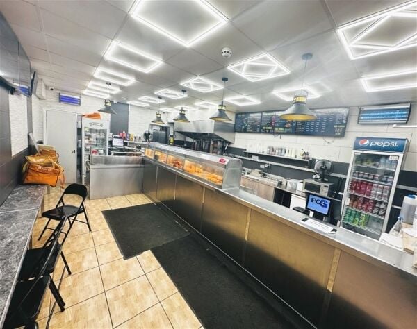 High-turnover fish & chip shop, Bilston, West Midlands High-turnover fish & chip shop, Bilston, West Midlands