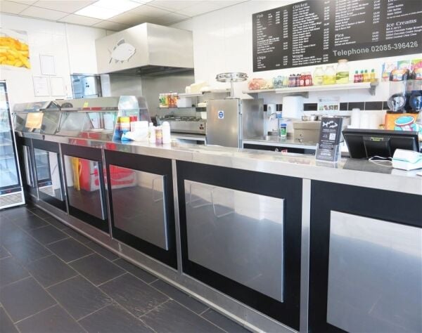 Well-fitted fish & chip shop, Colchester council estate Well-fitted fish & chip shop, Colchester council estate