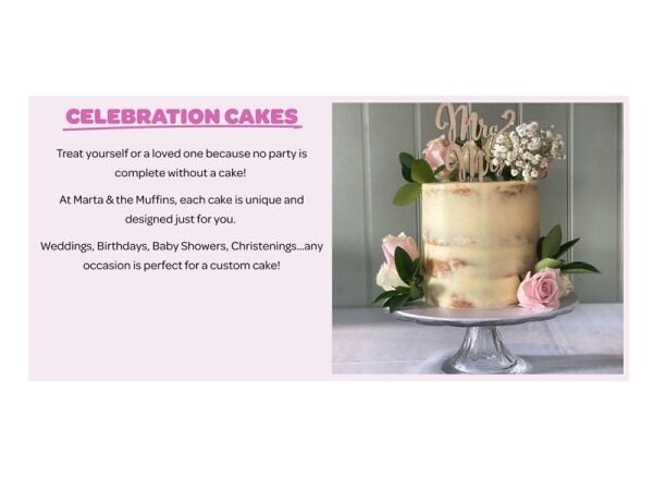 Sweet Success Awaits – Boutique Cake Shop with Online Presence
