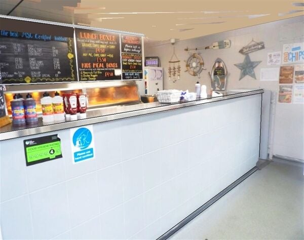 Unopposed village fish & chip shop near Halifax