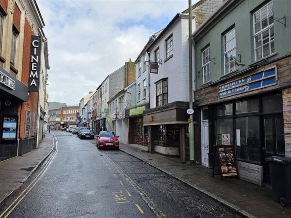 Auction Lot: Vacant Mixed-Use Property in Barnstaple Town Centre For Sale in Barnstaple