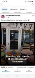 Captain of Sweets shop located in Gloucester Captain of Sweets shop located in Gloucester