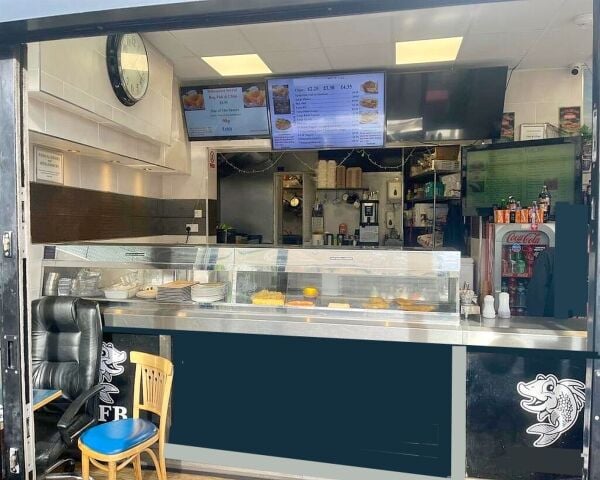 Fish & chip takeaway with 22 cover restaurant trading limited openings