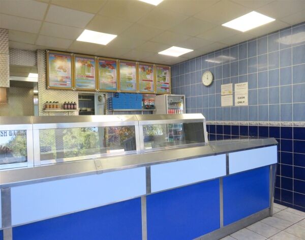 Long-established fish & chip shop, Orpington parade Long-established fish & chip shop, Orpington parade