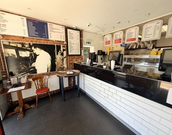 Detached fish & chip takeaway & 60 cover restaurant on huge plot with parking for over 35 vehicles Detached fish & chip takeaway & 60 cover restaurant on huge plot with parking for over 35 vehicles