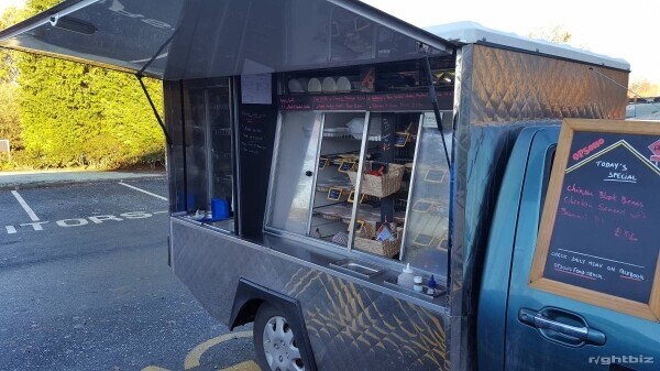 sandwich round, food truck, catering business, pick up jiffy van, food service, mobile shop, Photo 3