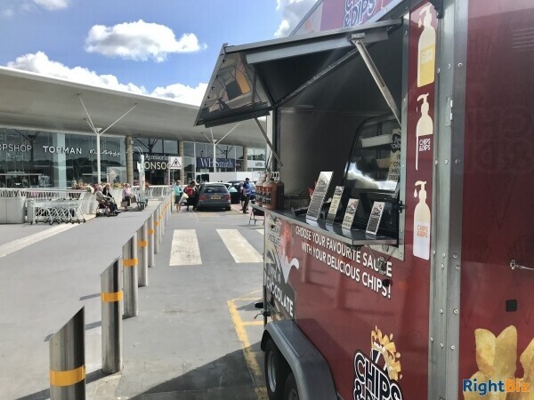 Food Trailer business for sale. Full training and business setup support. Includes pitch Photo 3