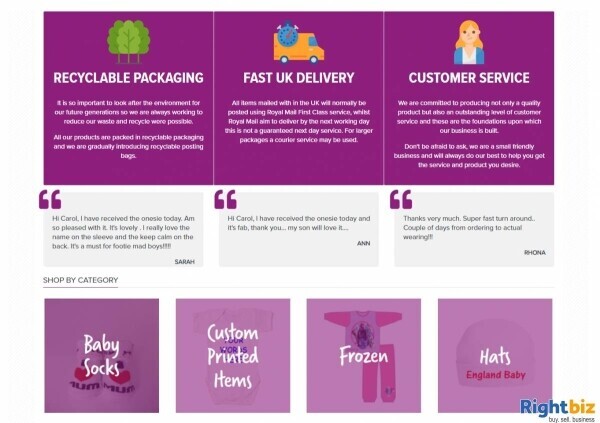 Wonderful Online Retailer of Personalised Clothing for Babies and Children Photo 3