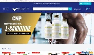 Established eCommerce Fitness Sports Supplements Business + Stock + Website Established eCommerce Fitness Sports Supplements Business + Stock + Website