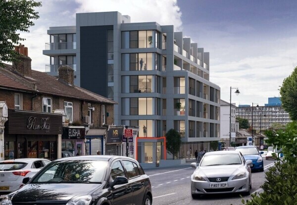 Retail Unit To-Let in Hanwell (Uxbridge Road). New Built. Shell & Core. Photo 3