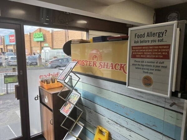 Flagship Rooster Shack franchise store for sale Woking Surrey Photo 3