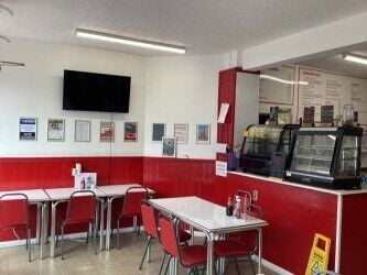 Workman’s cafe in local residential area Workman’s cafe in local residential area