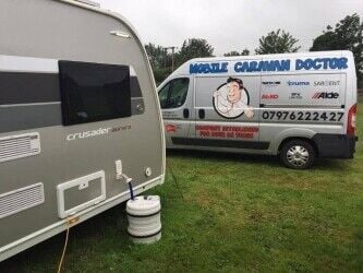 Mobile Caravan service and repair work.