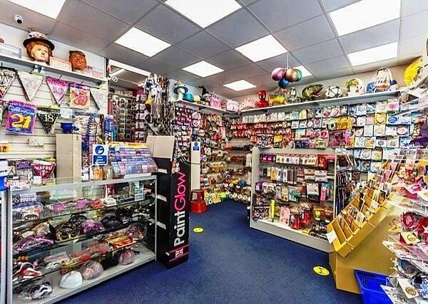 Party Shop Including Fancy Dress, Balloons, Partyware & Greeting Cards for Sale Party Shop Including Fancy Dress, Balloons, Partyware & Greeting Cards for Sale