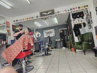 Busy barbershop in Swindon Busy barbershop in Swindon