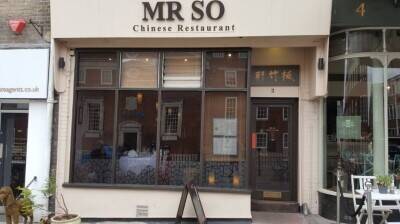 Chinese restaurant for sale in Winchester 