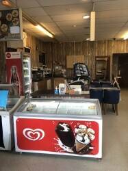 Seaside cafe in popular north Norfolk resort