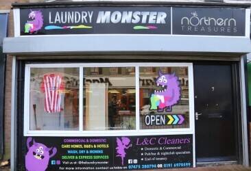 Launderette, full service only