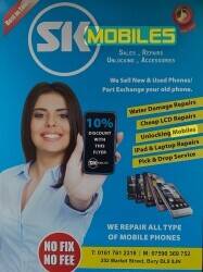 Established mobile phone shop for sale in bury(price reduced for a quick sale)