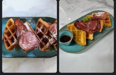 Desserts Cafe Waffle Shop Great business