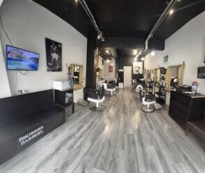 Established barber shop advertising ending