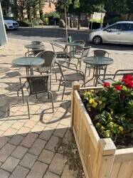Leasehold sandwich deli takeaway with forecourt seating