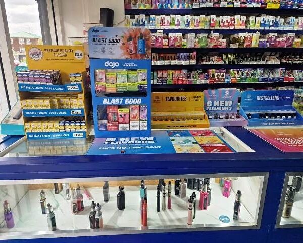 Vape shop in Northamptonshire offering coils, e-liquids, drinks, and  wellness products for sale