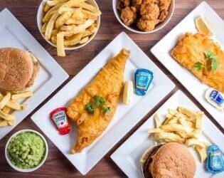 Fish and chip for sale in white city