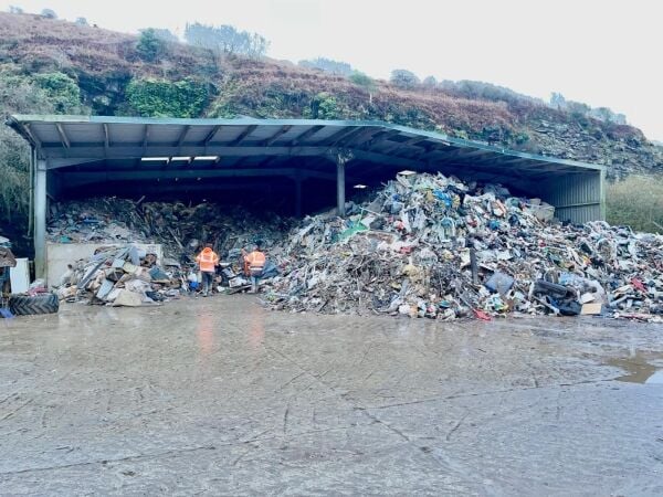 Freehold Waste Management & Skip Hire Business Located Near Tintagel, Cornwall