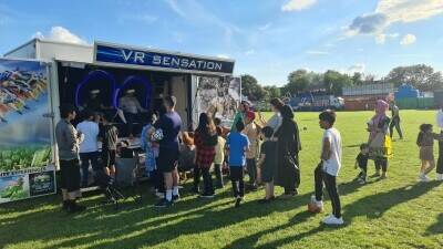 Mobile Entertainment Virtual Reality similator
