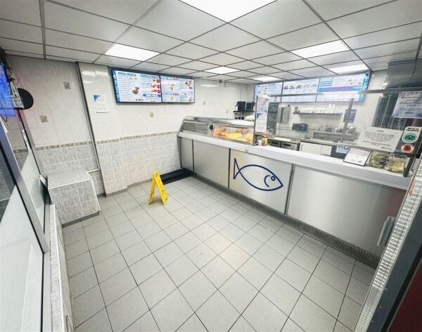 Modern purpose-built fish & chip shop, Birmingham Modern purpose-built fish & chip shop, Birmingham