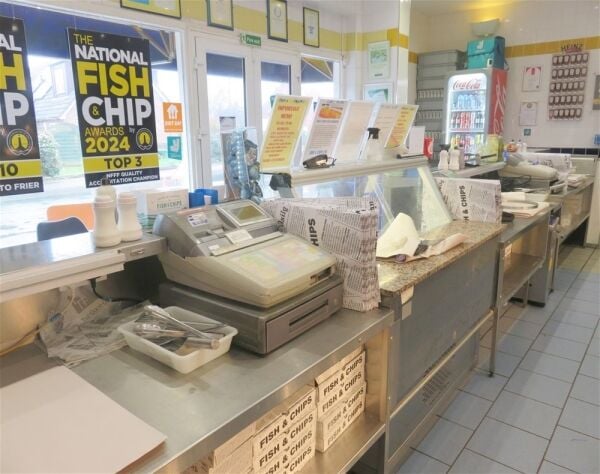 High-turnover fish & chip shop, Colchester parade High-turnover fish & chip shop, Colchester parade