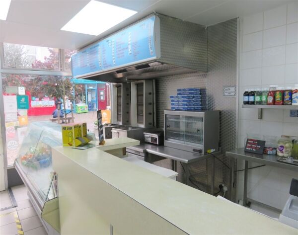 Long-established fish & chip shop, Leyton regeneration zone Long-established fish & chip shop, Leyton regeneration zone