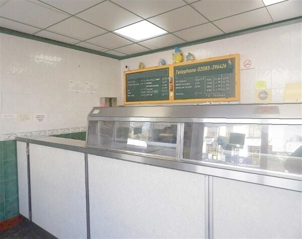 Unopposed fish & chip shop, Denby Dale village