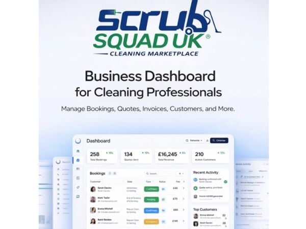 Digital Cleaning Opportunity – Verified Marketplace for Cleaning Professionals