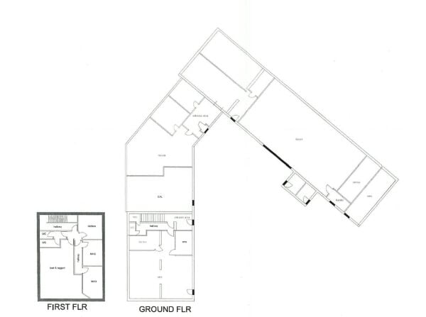 Commercial Premises incorporating two storey office and workshop.