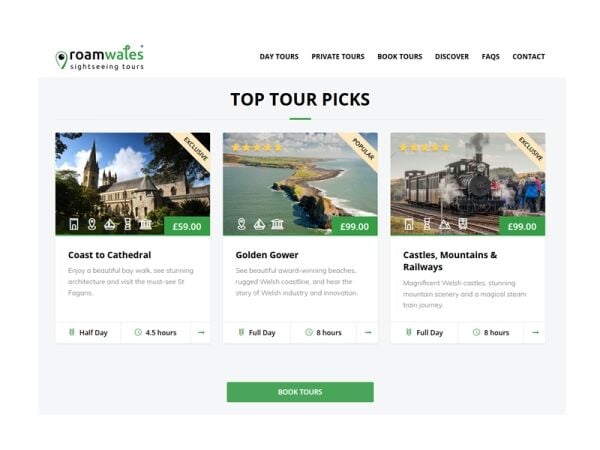 Award-Winning Guided Tour Business