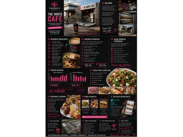 Fresh Flavours, Big Potential – Trendy Cafe & Catering Business Fresh Flavours, Big Potential – Trendy Cafe & Catering Business